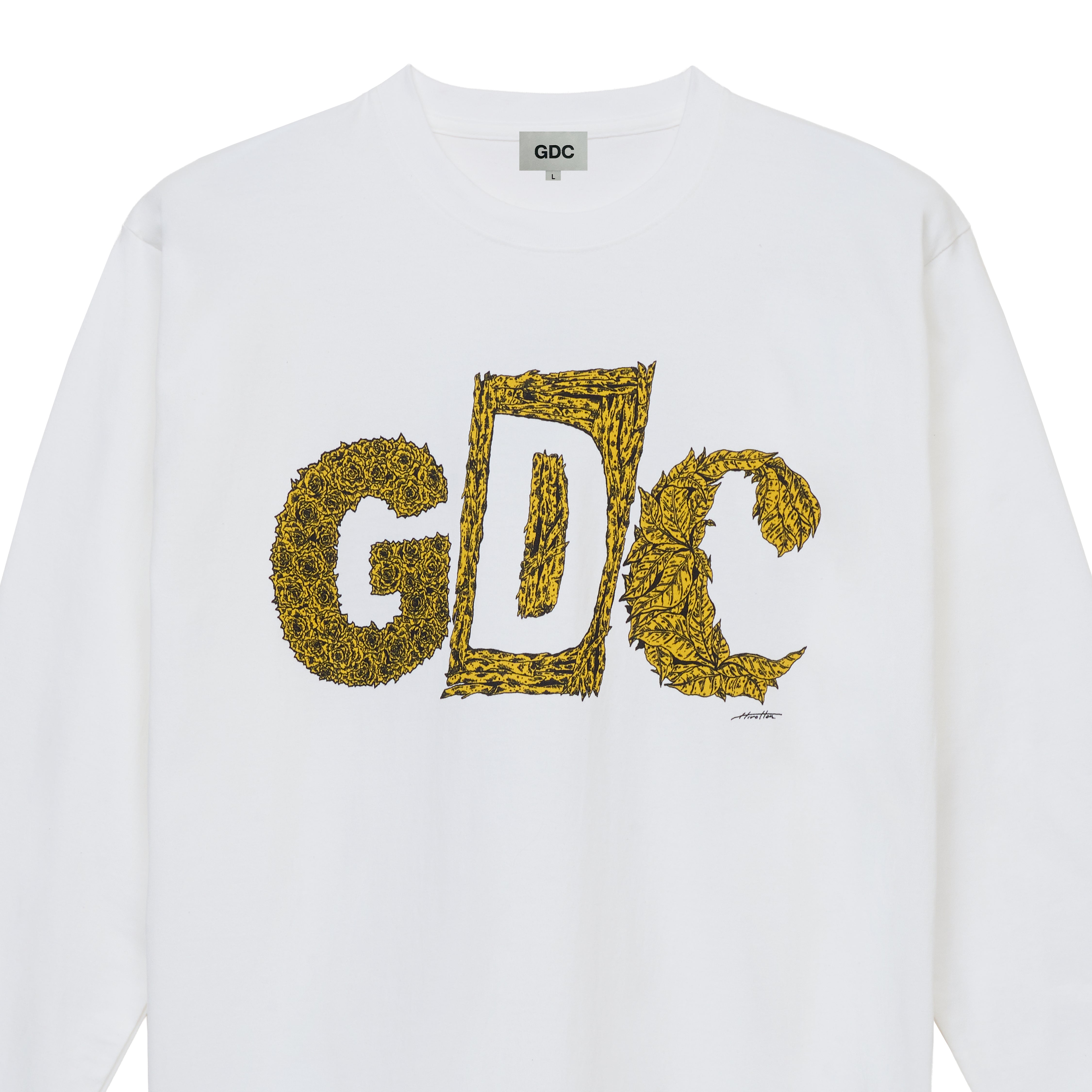 HIROTTON×GDC collabo Tシャツ HIROTTON×GDC collabo】skull T-shirt