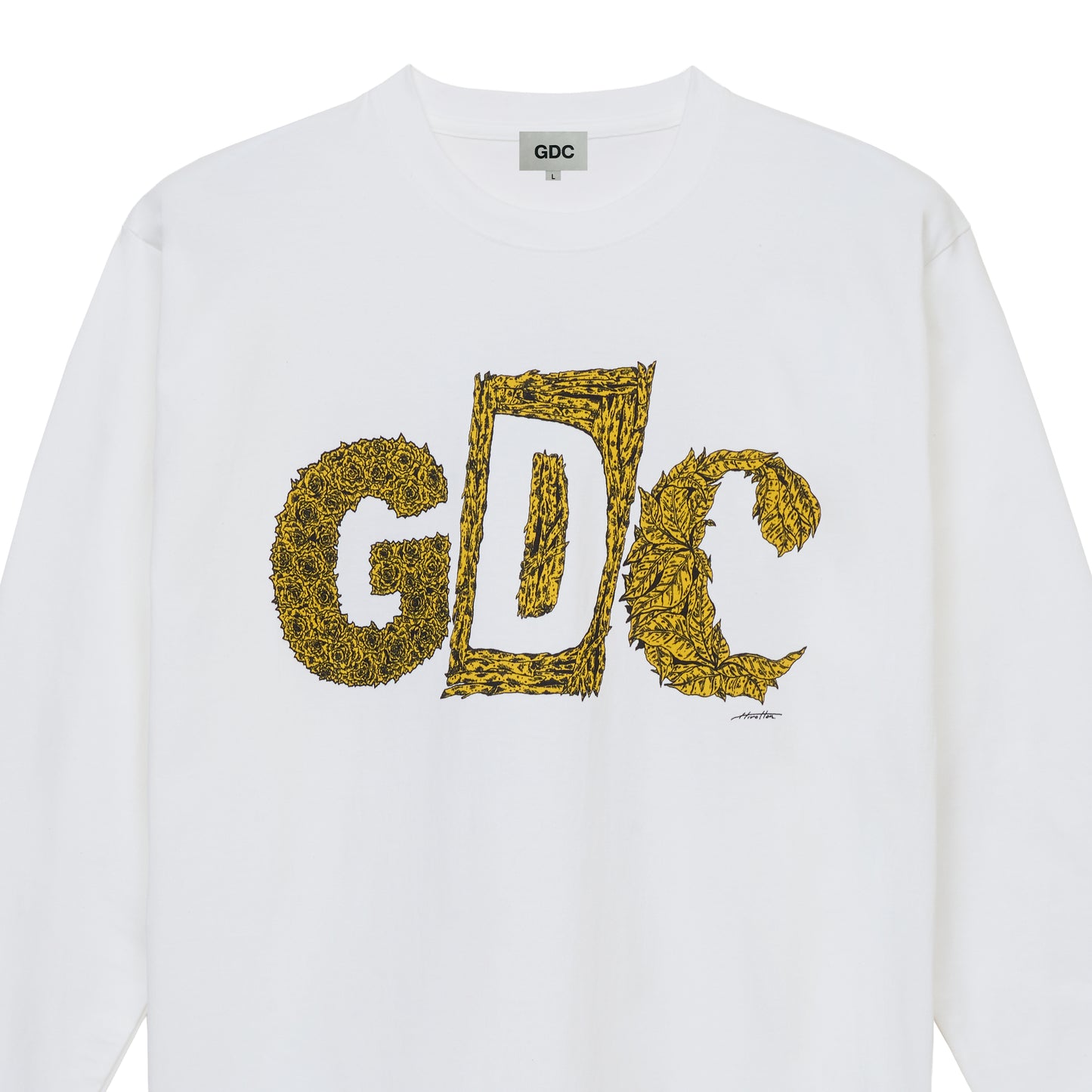 【HIROTTON×GDC collabo】botanical T-shirt L/S