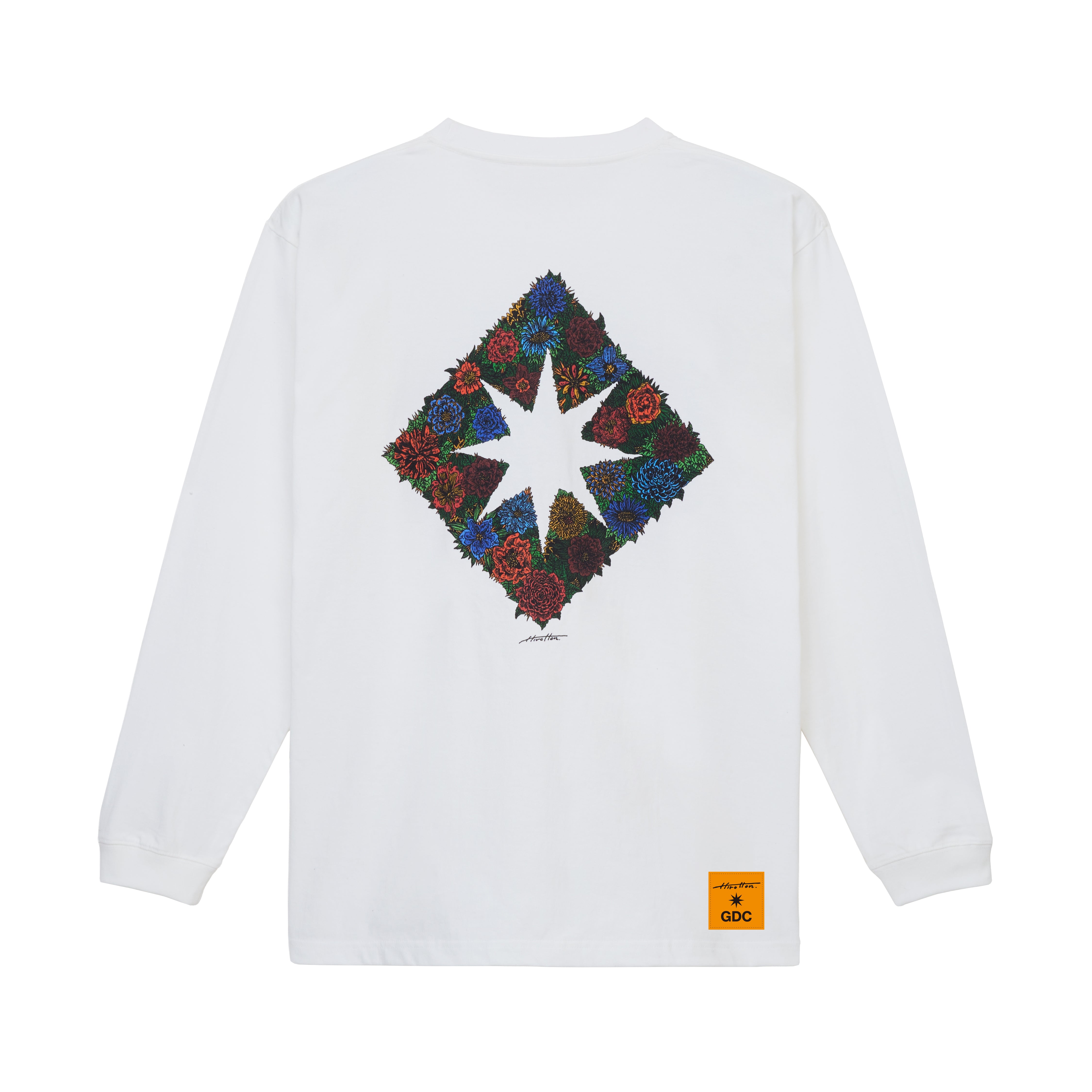 HIROTTON×GDC collabo Tシャツ HIROTTON×GDC collabo】skull T-shirt