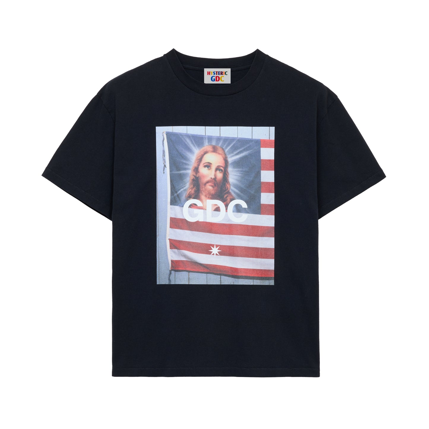【HYSTERIC GLAMOUR X GDC collabo】】FLAG T SHIRT