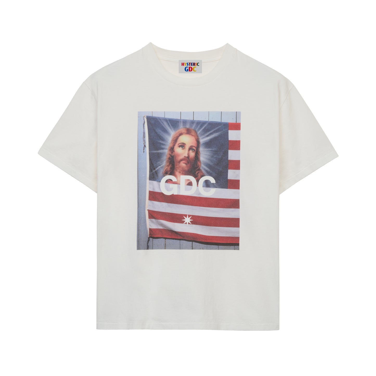 【HYSTERIC GLAMOUR X GDC collabo】】FLAG T SHIRT