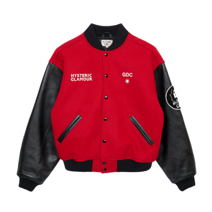 【HYSTERIC GLAMOUR X GDC collabo】stadium jumper