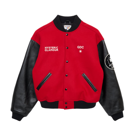 【HYSTERIC GLAMOUR X GDC collabo】stadium jumper