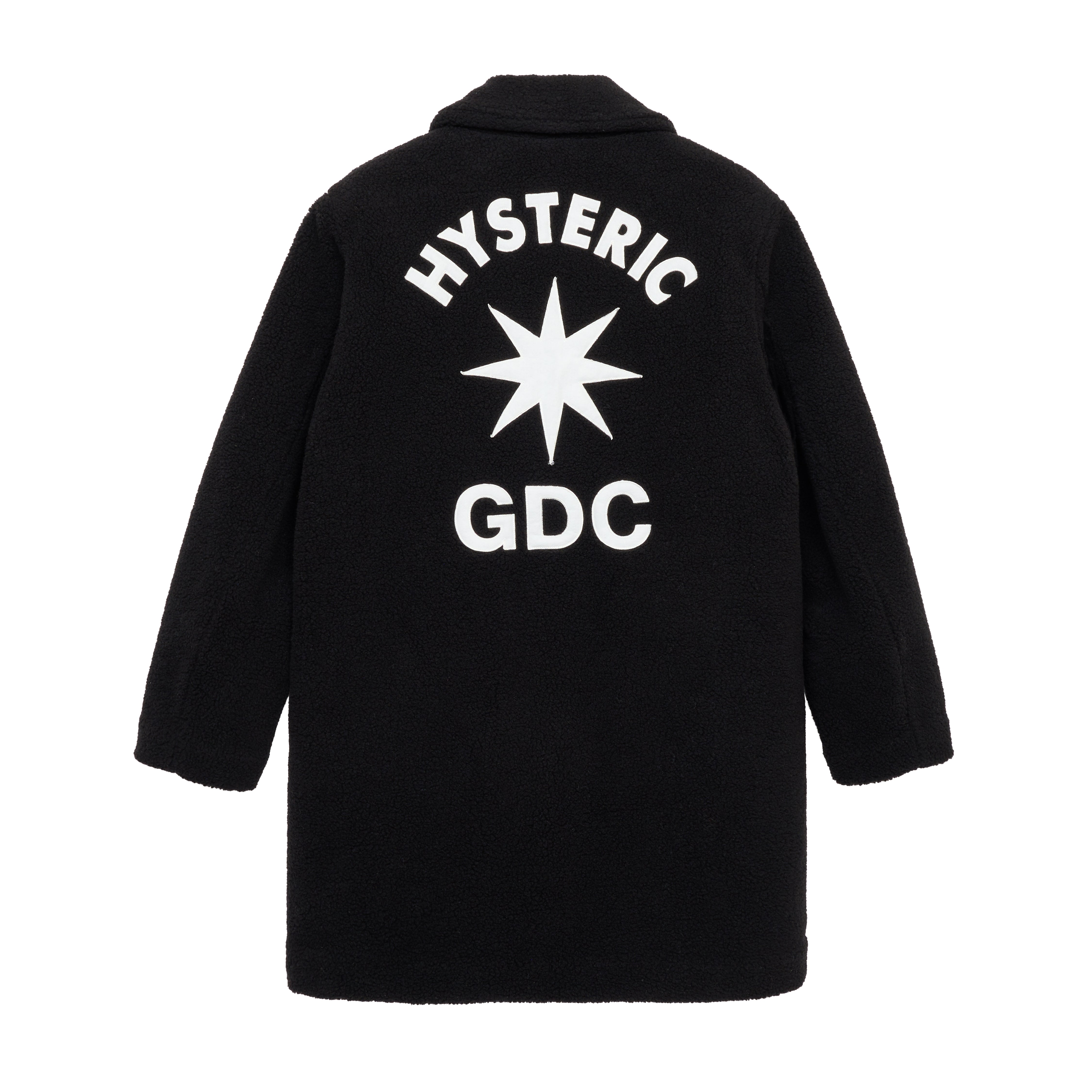 GDC×hysteric ブラックパーカー 裏起毛XL HYSTERIC GLAMOUR X GDC collaboration】 boa jacket