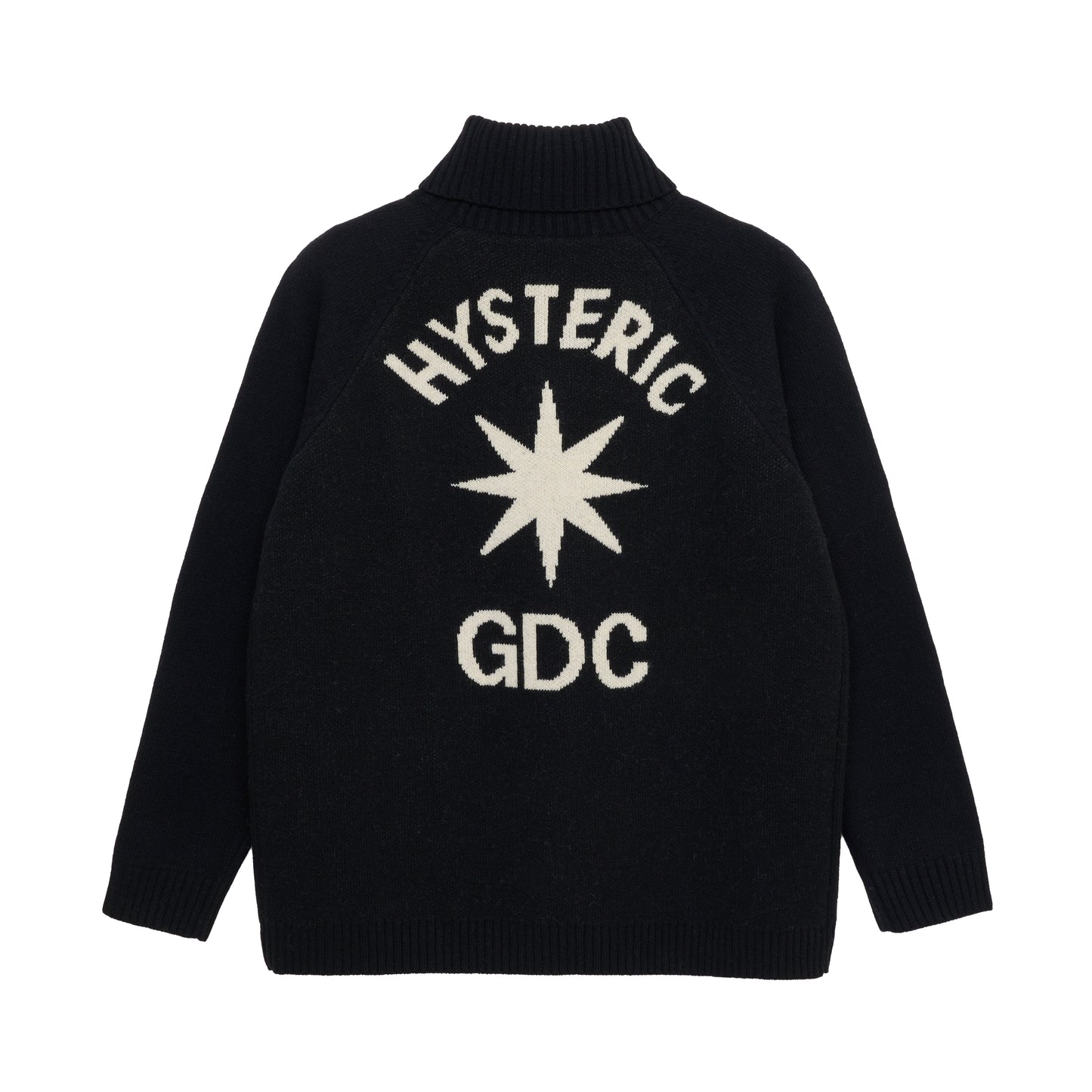 【HYSTERIC GLAMOUR X GDC collabo】turtleneck knit