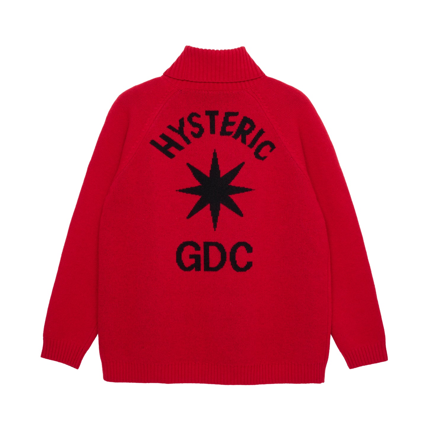 【HYSTERIC GLAMOUR X GDC collabo】turtleneck knit