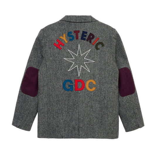 【HYSTERIC GLAMOUR X GDC collabo】tweed jacket（発送予定：2026年2月下旬〜）