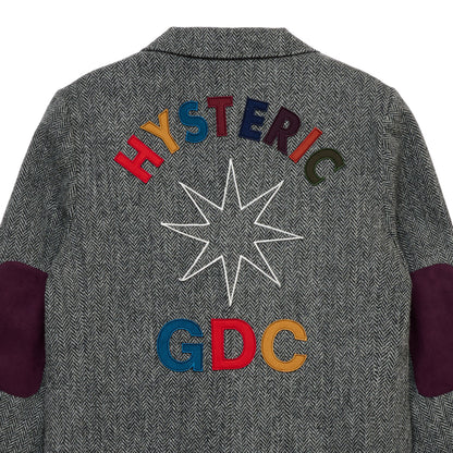 【HYSTERIC GLAMOUR X GDC collabo】tweed jacket（発送予定：2026年2月下旬〜）