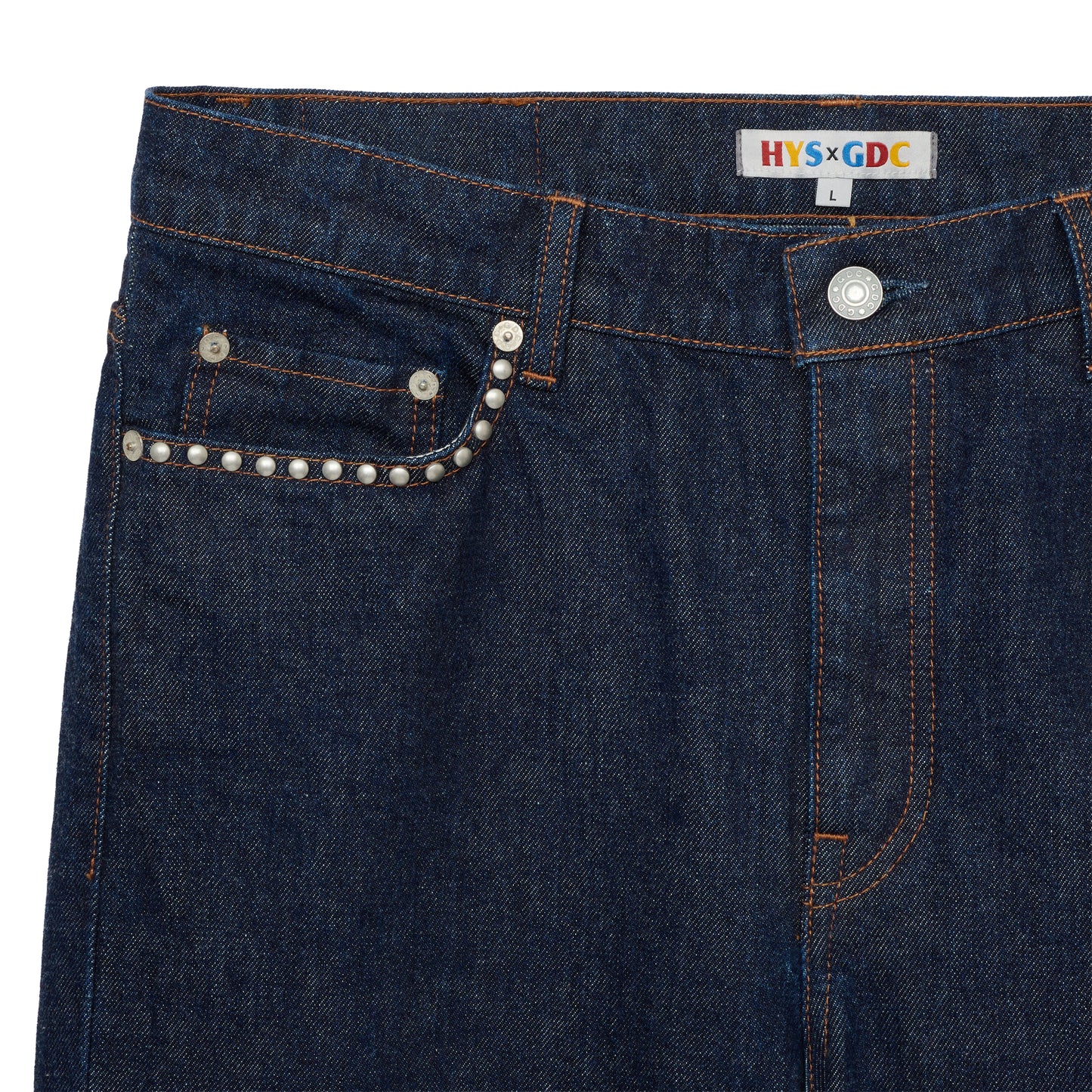 【HYSTERIC GLAMOUR X GDC collabo】denim pants