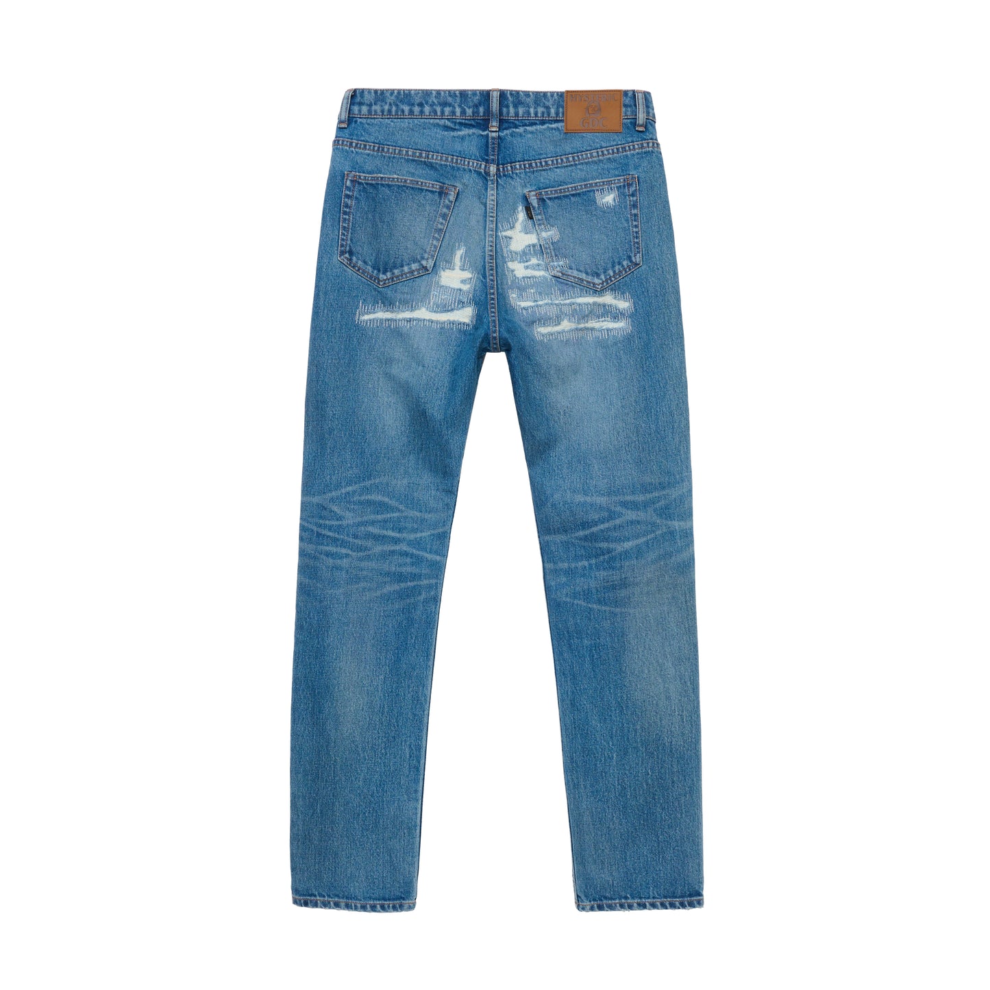 【HYSTERIC GLAMOUR X GDC collabo】Crash & Repair denim