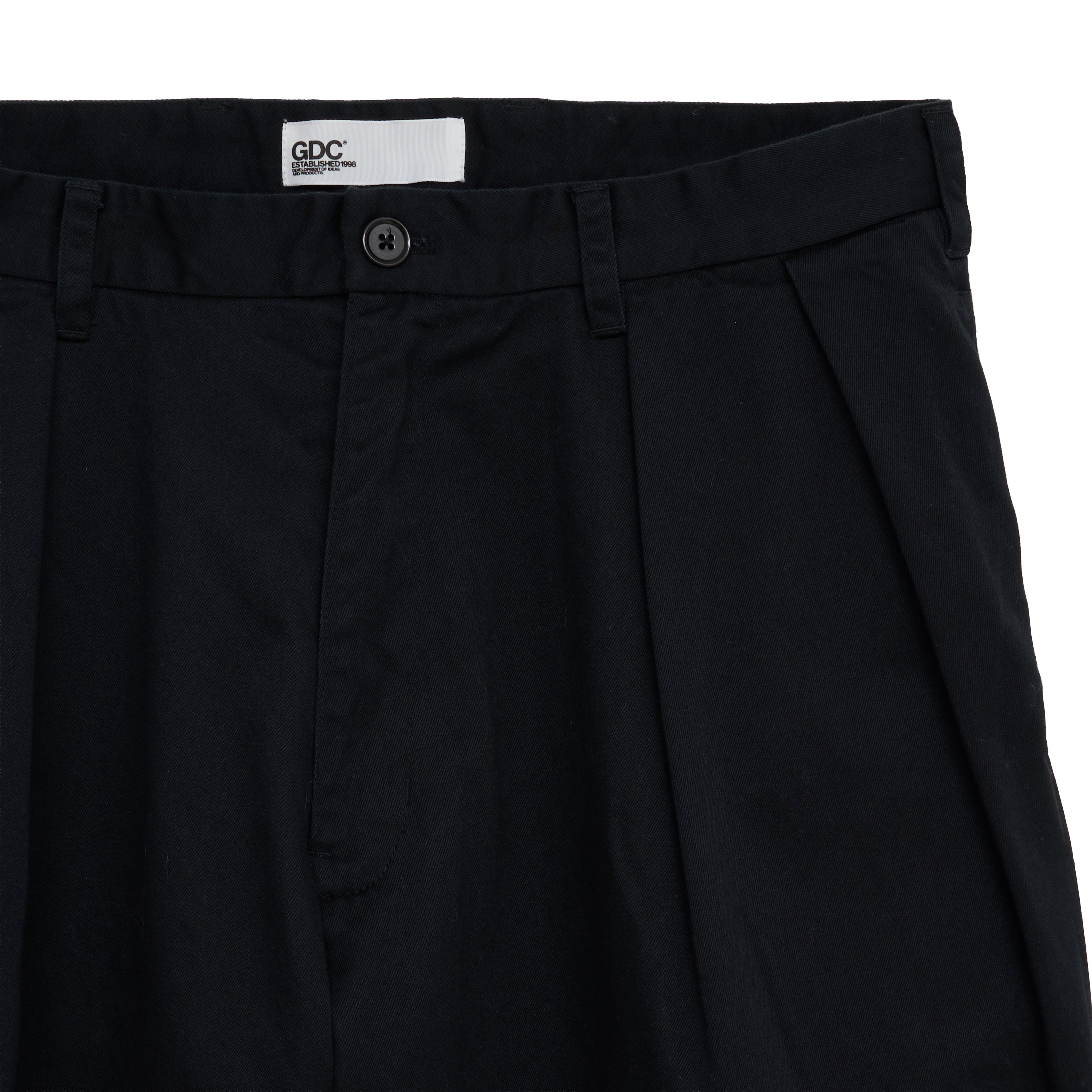 パンツ NA GDC Big Chino Shorts Black L big chino shorts – GDC