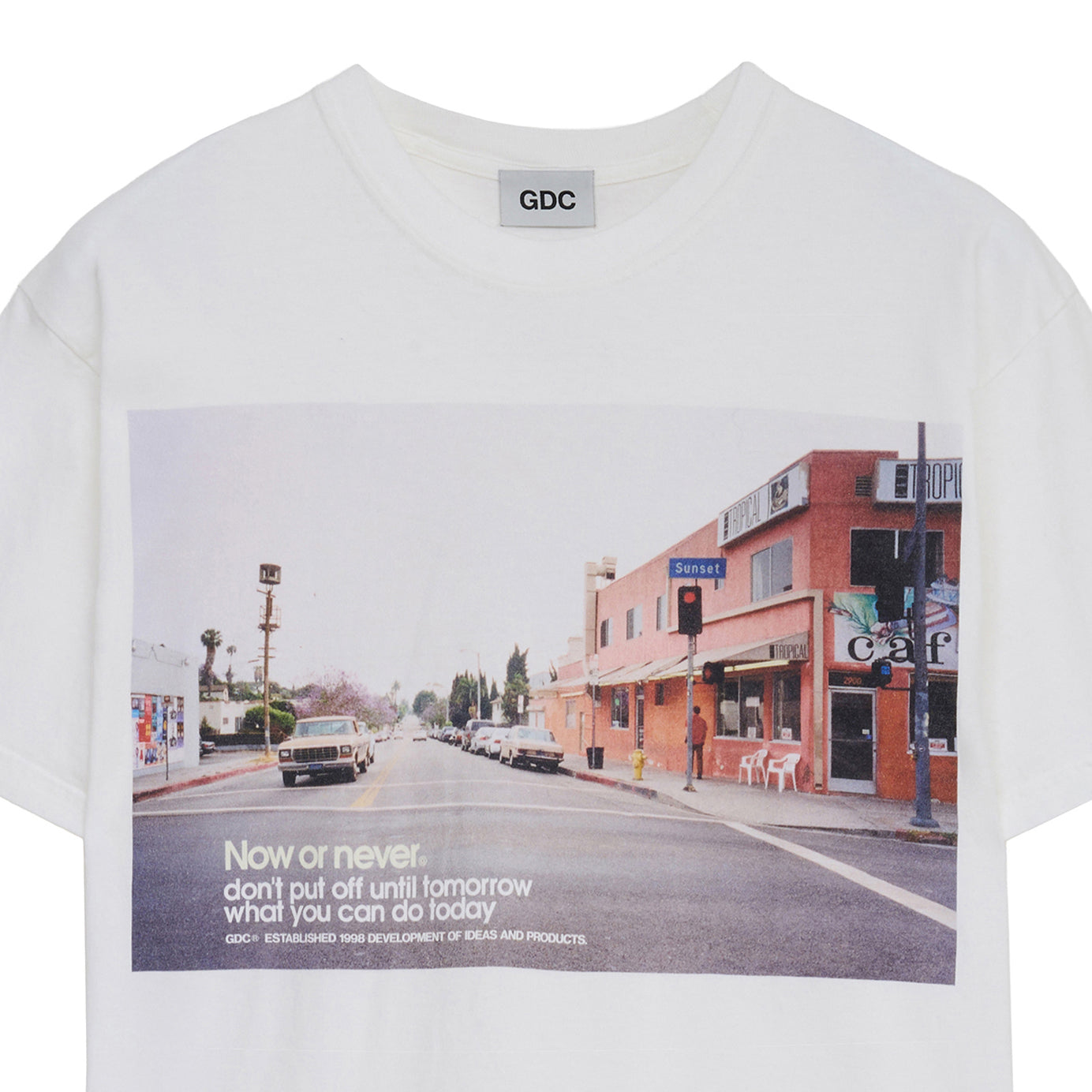 Photo Tee | OFF WHITE | SUNSET – GDC