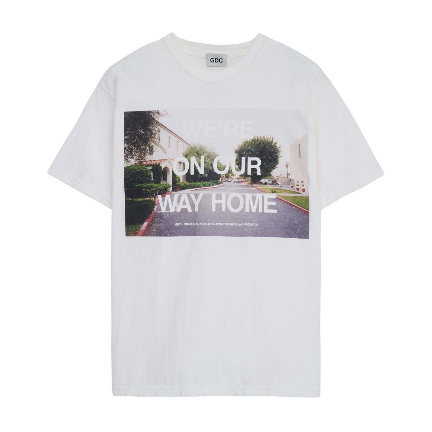 Photo Tee l OFF WHITE  | WE’RE ON OUR WAY HOME