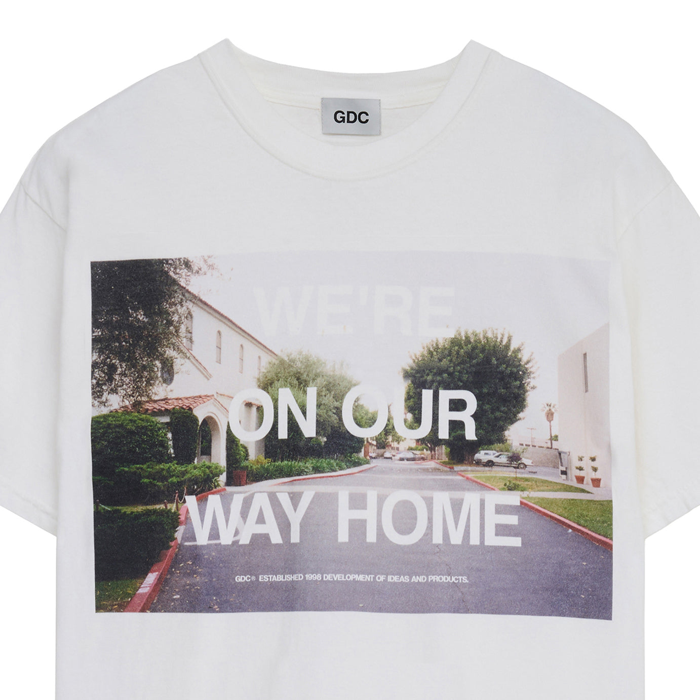 Photo Tee l OFF WHITE  | WE’RE ON OUR WAY HOME