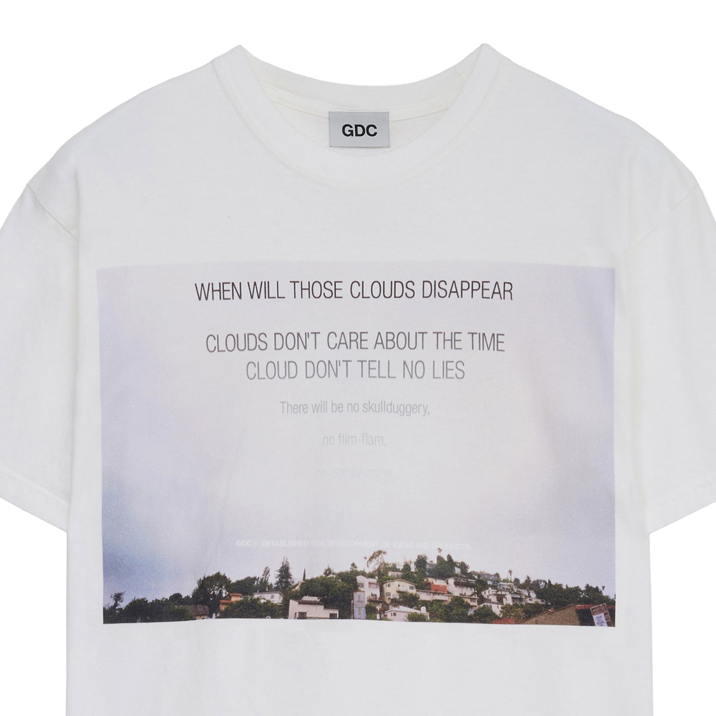 Photo Tee | OFF WHITE | SKY