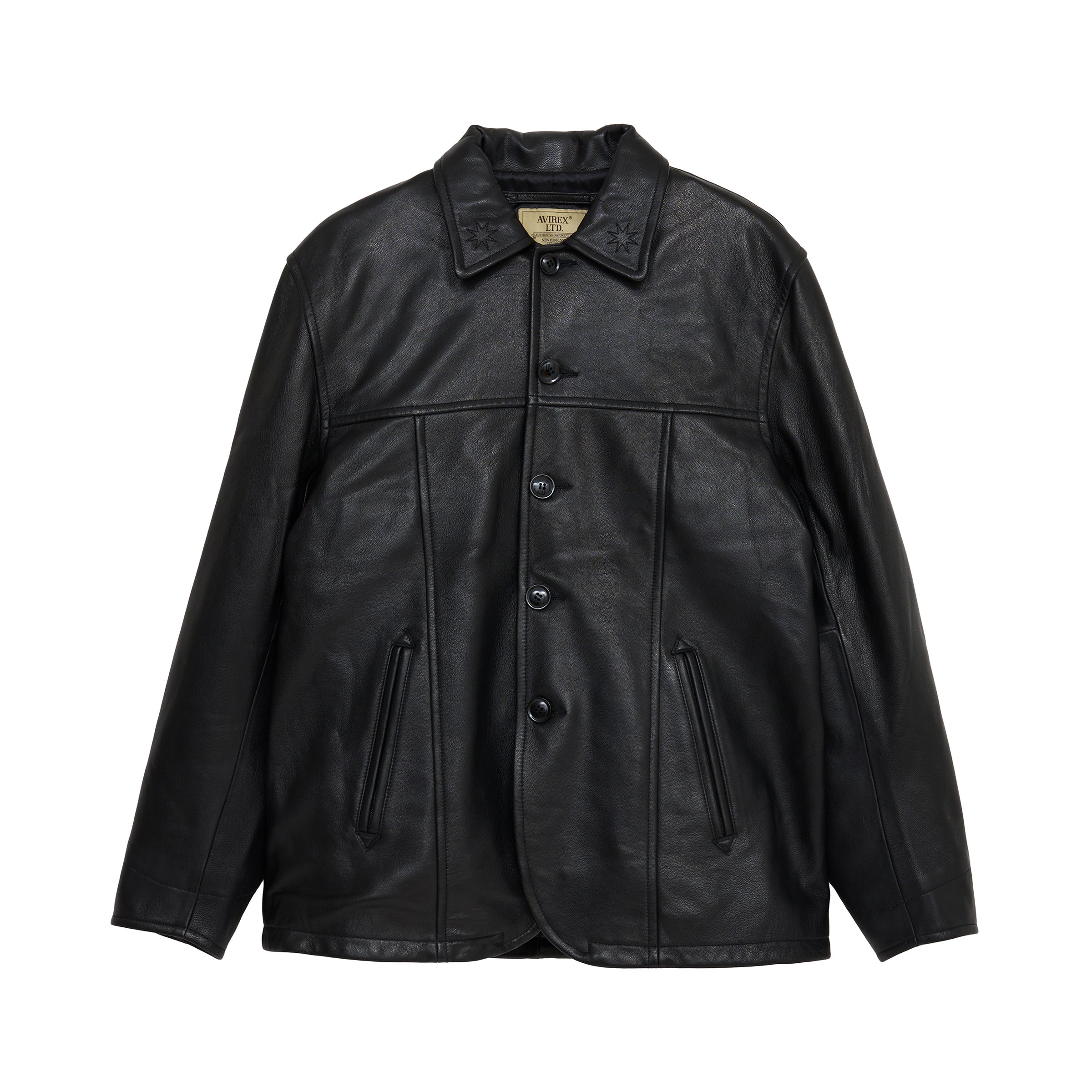 新作 GDC x AVIREX Lether Carcoat XL ブラック AVIREX×GDC】Lether Carcoat