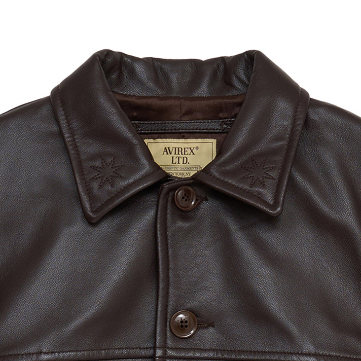 新作 GDC x AVIREX Lether Carcoat XL ブラック AVIREX×GDC】Lether Carcoat