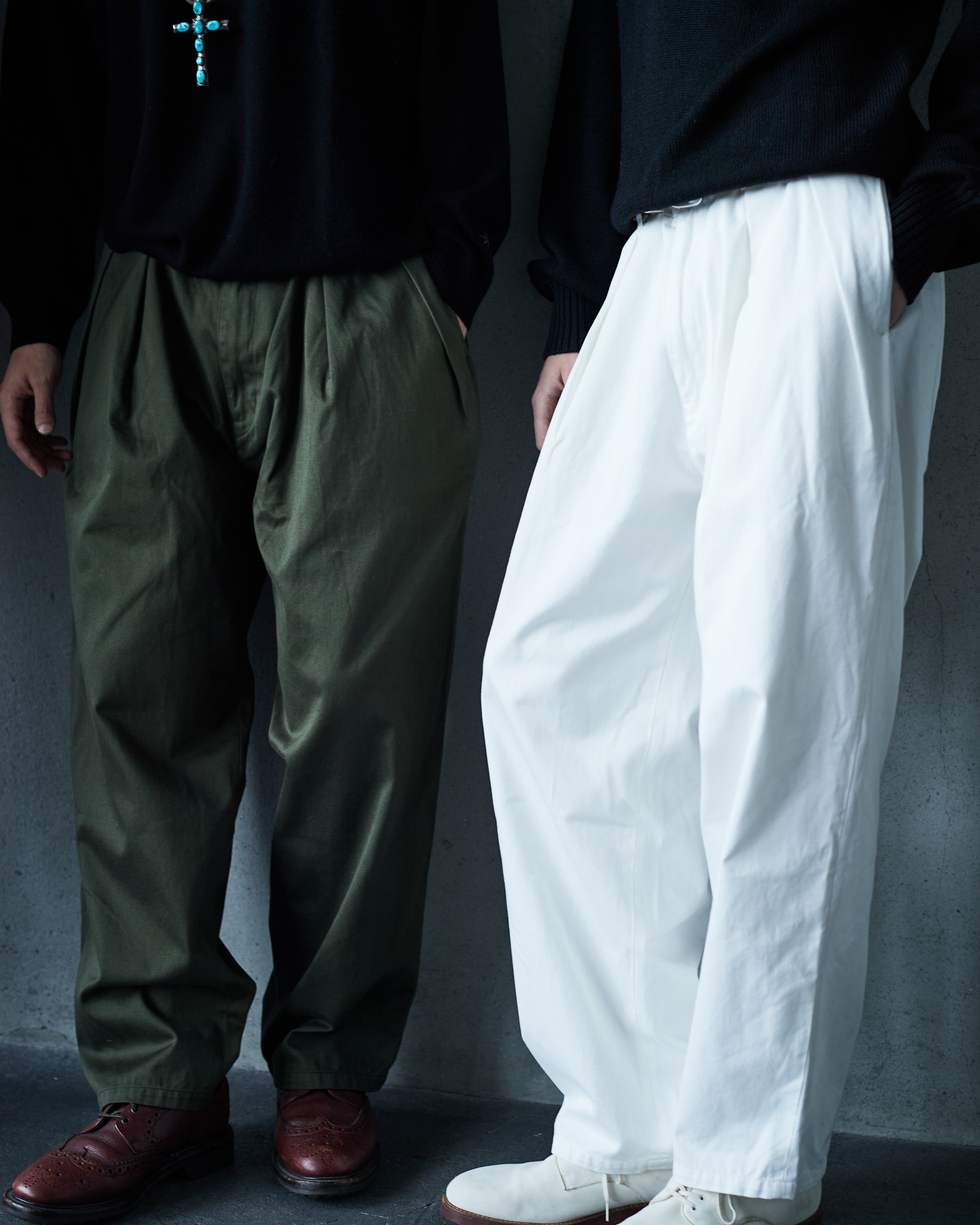 モリGDC ビッグチノパンツ ホワイト 2025 完売品 BIG CHINO PANTS – GDC