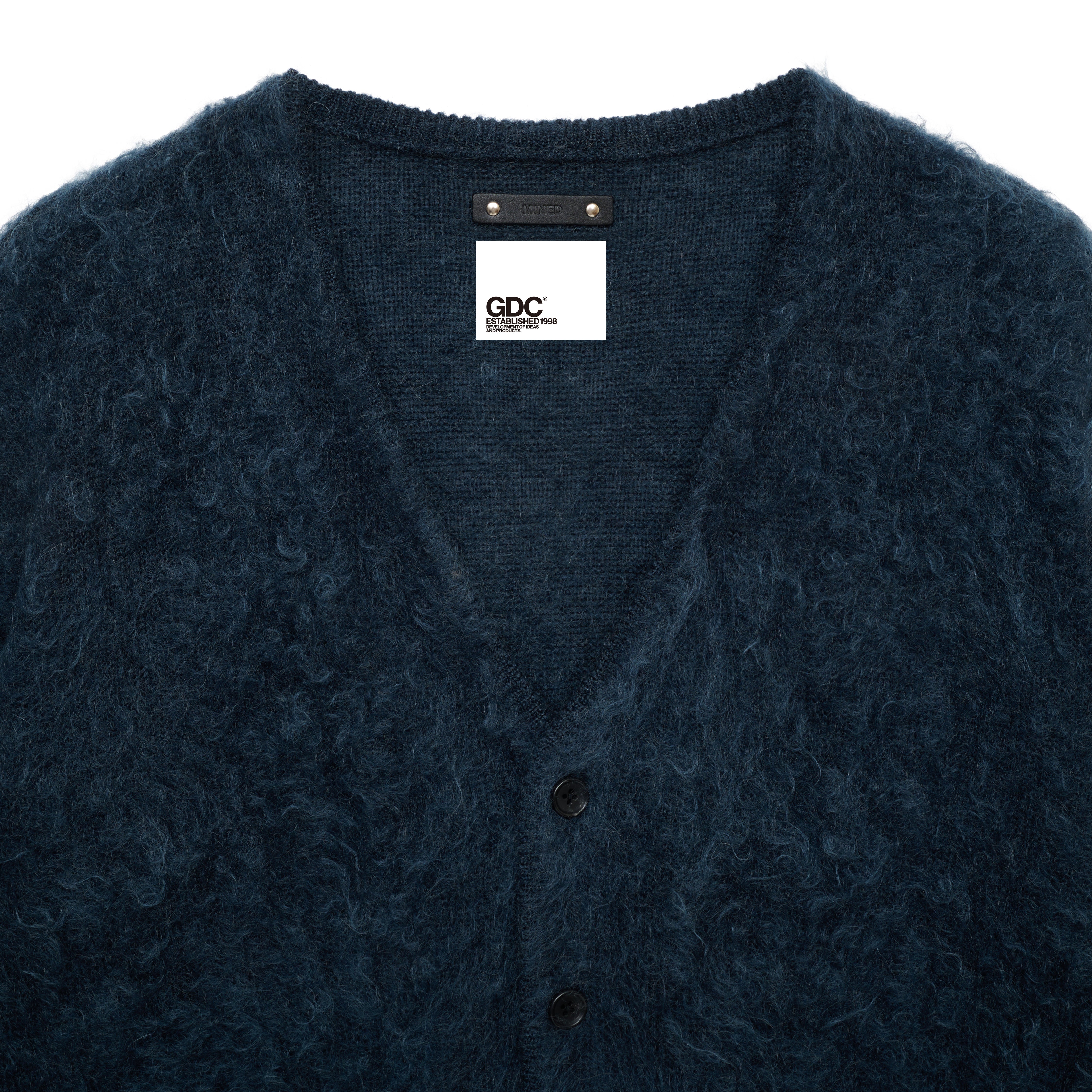 MINEDENIM×GDC collabo】MOHAIR CARDIGAN