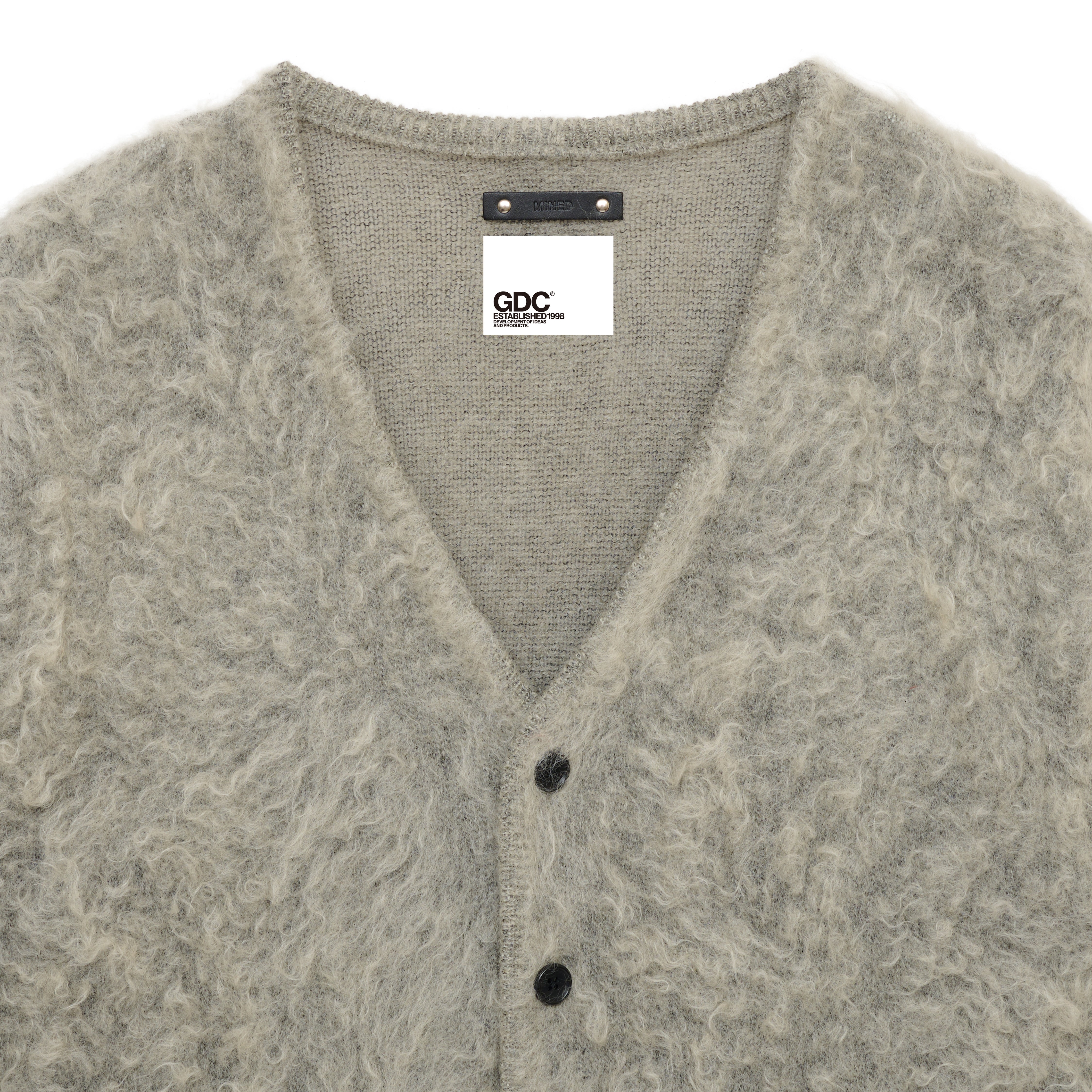 MINEDENIM×GDC collabo】MOHAIR CARDIGAN