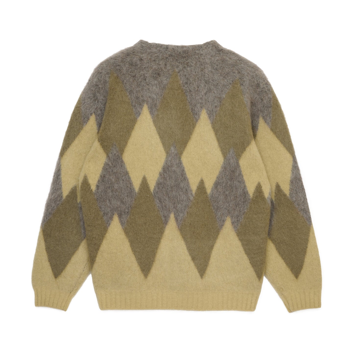 ARGYLE MOHAIR CARDIGAN