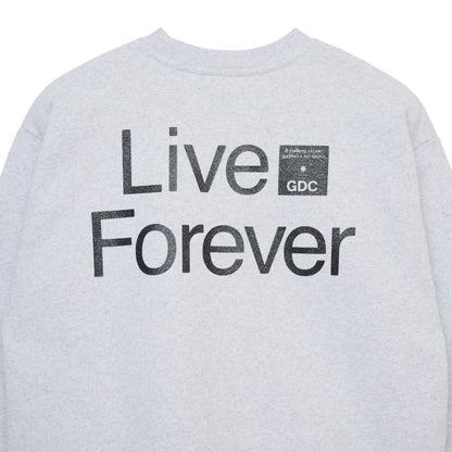 kinski live forever crew sweat