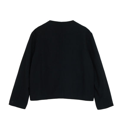 Collarless Jacket