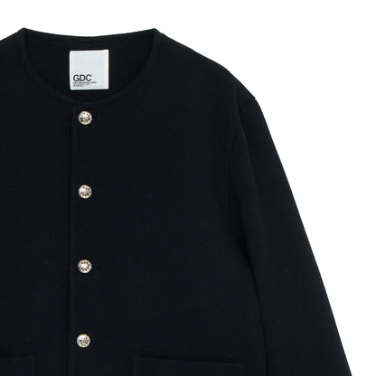 Collarless Jacket