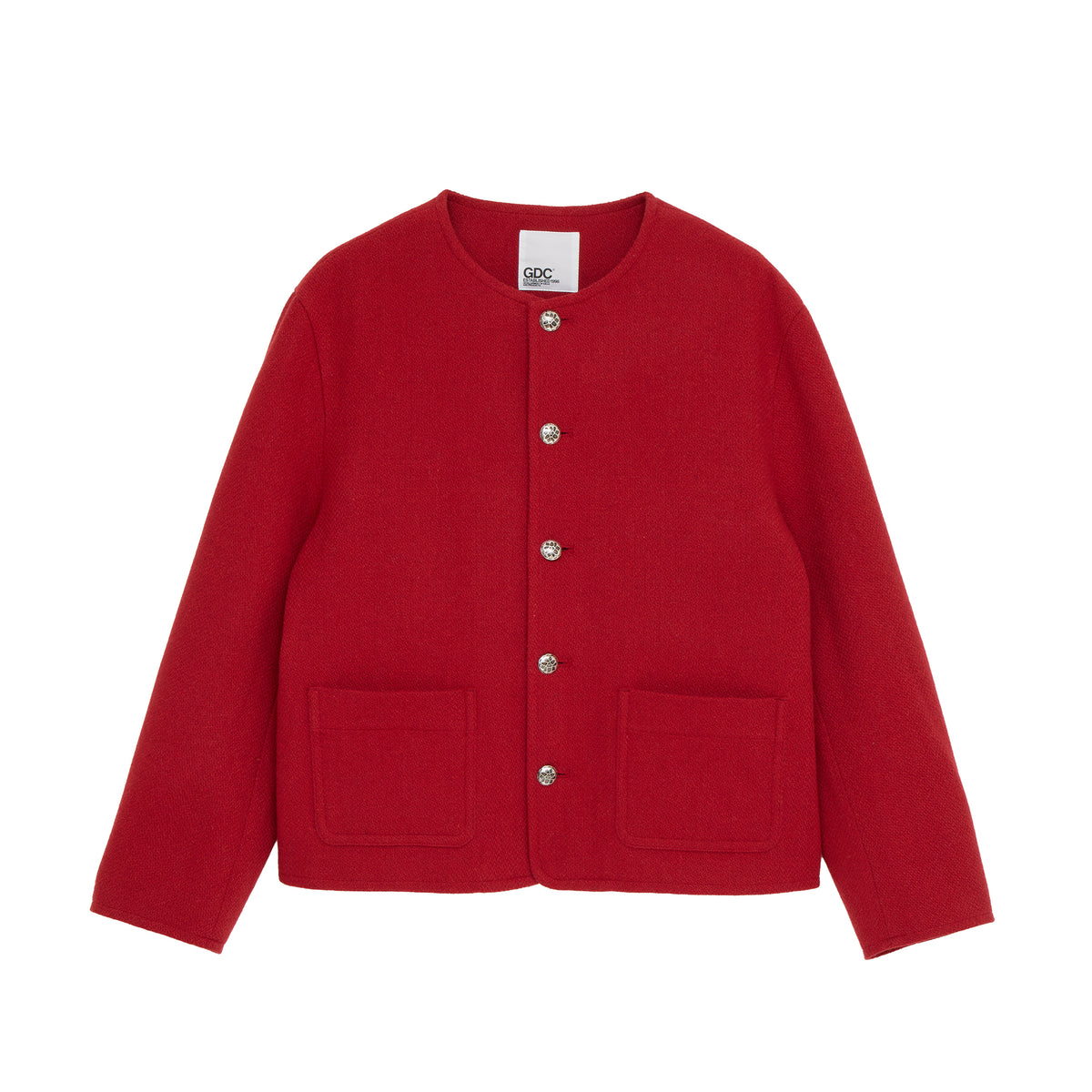 Collarless Jacket