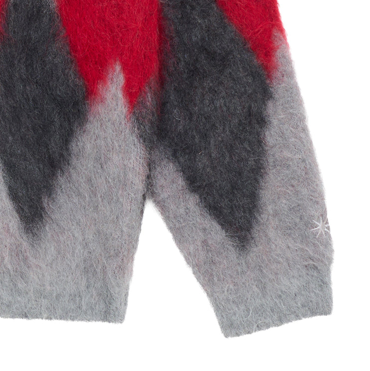 Argyle Mohair Cardigan