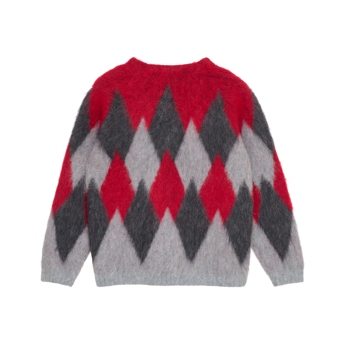 Argyle Mohair Cardigan