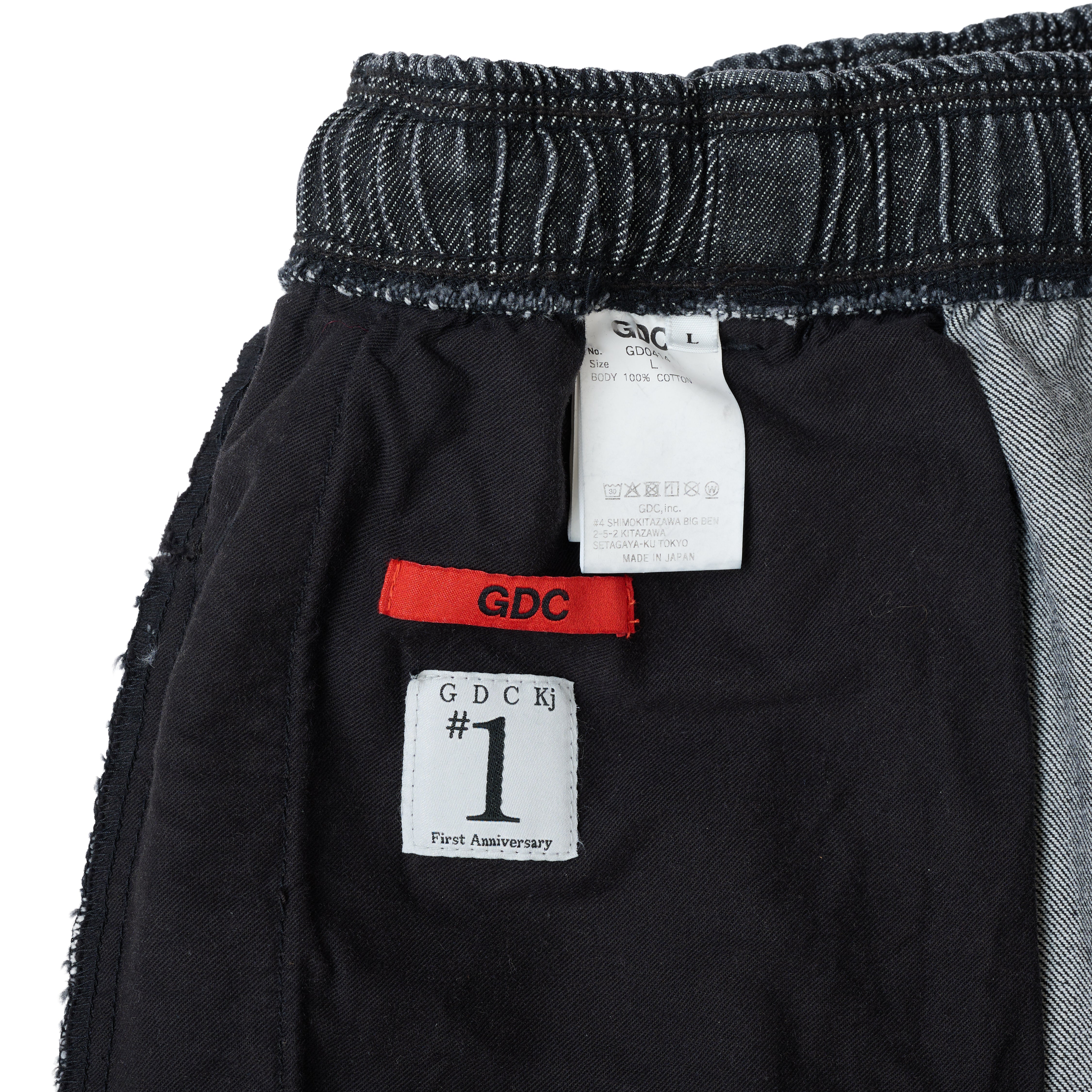 KJ GDC DENIM BLACK L cootie 降谷建志 KJ×GDC collab】graphic T-shhits2