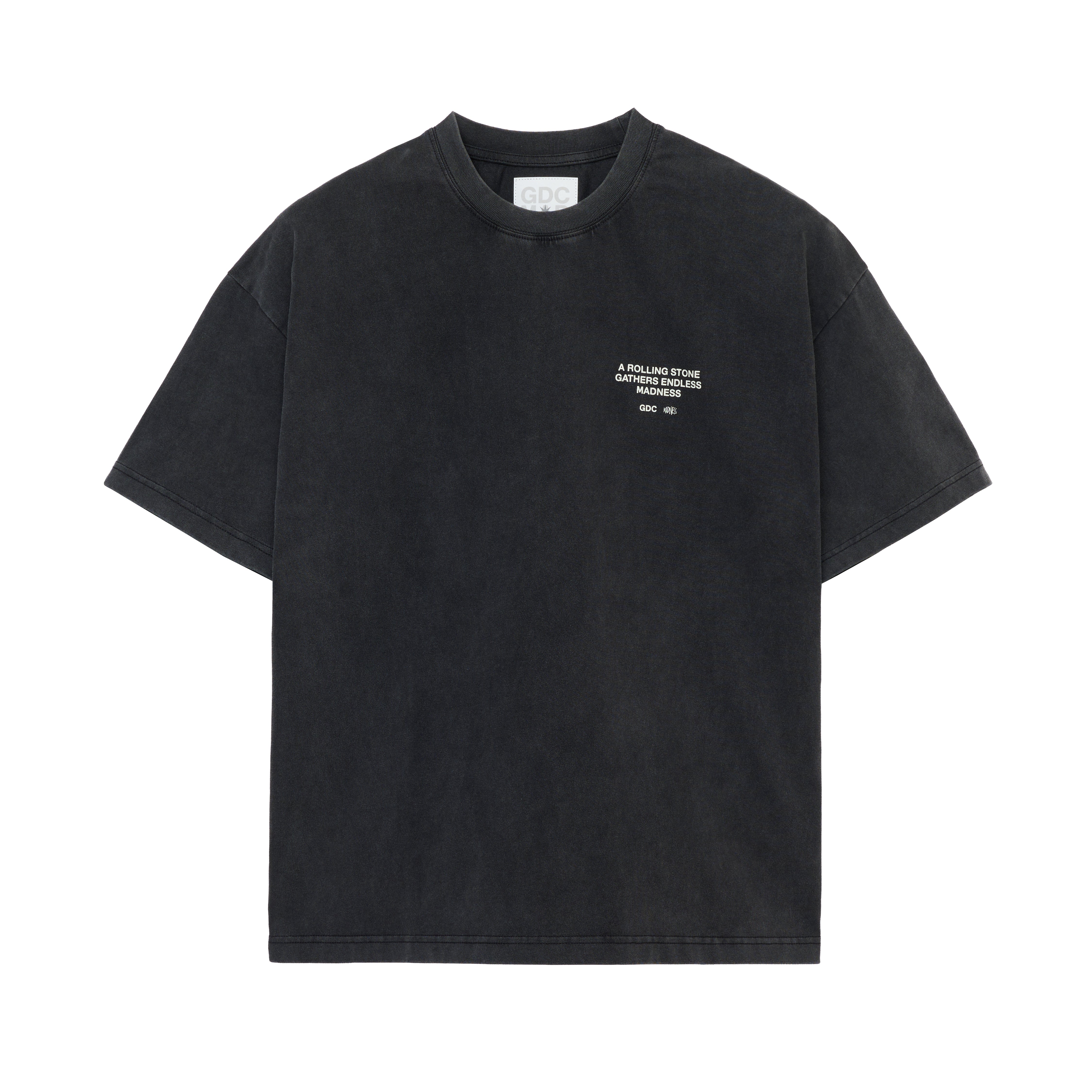 MADNESS x GDC SUPERIMPOSE GRAPHIC WASHED T-SHIRT
