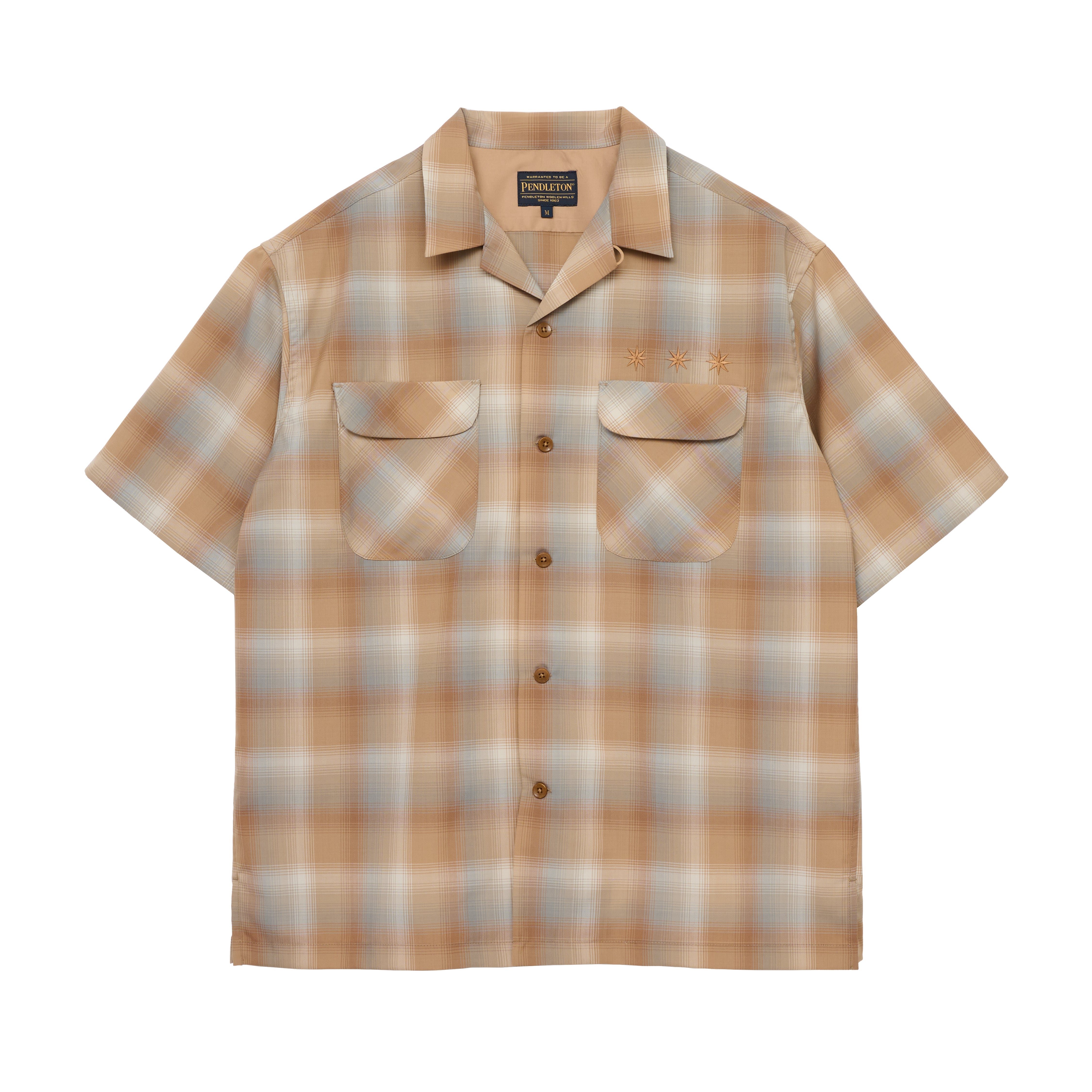 PENDLETON×GDC】Open Collar Shirt S／S