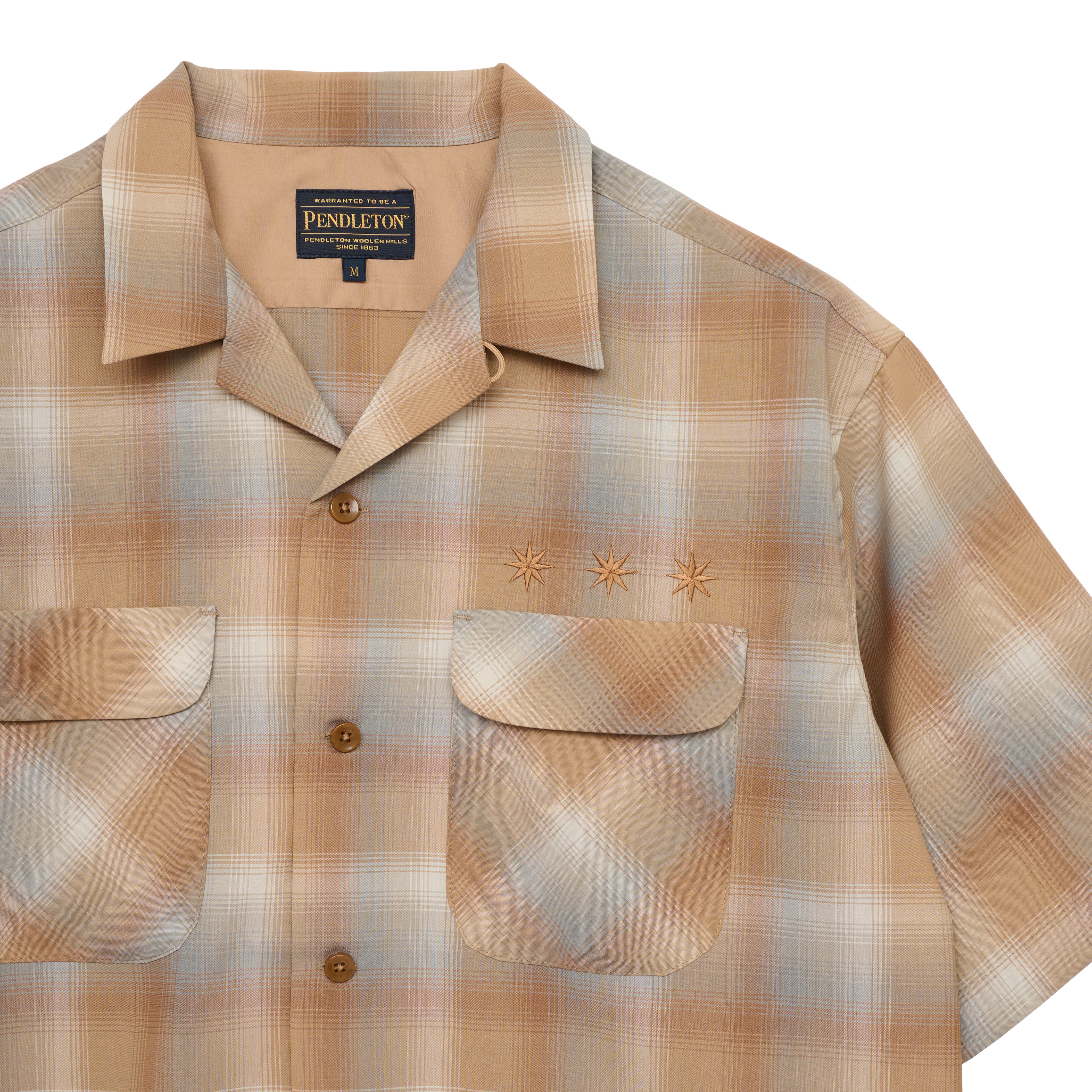 PENDLETON×GDC】Open Collar Shirt S／S