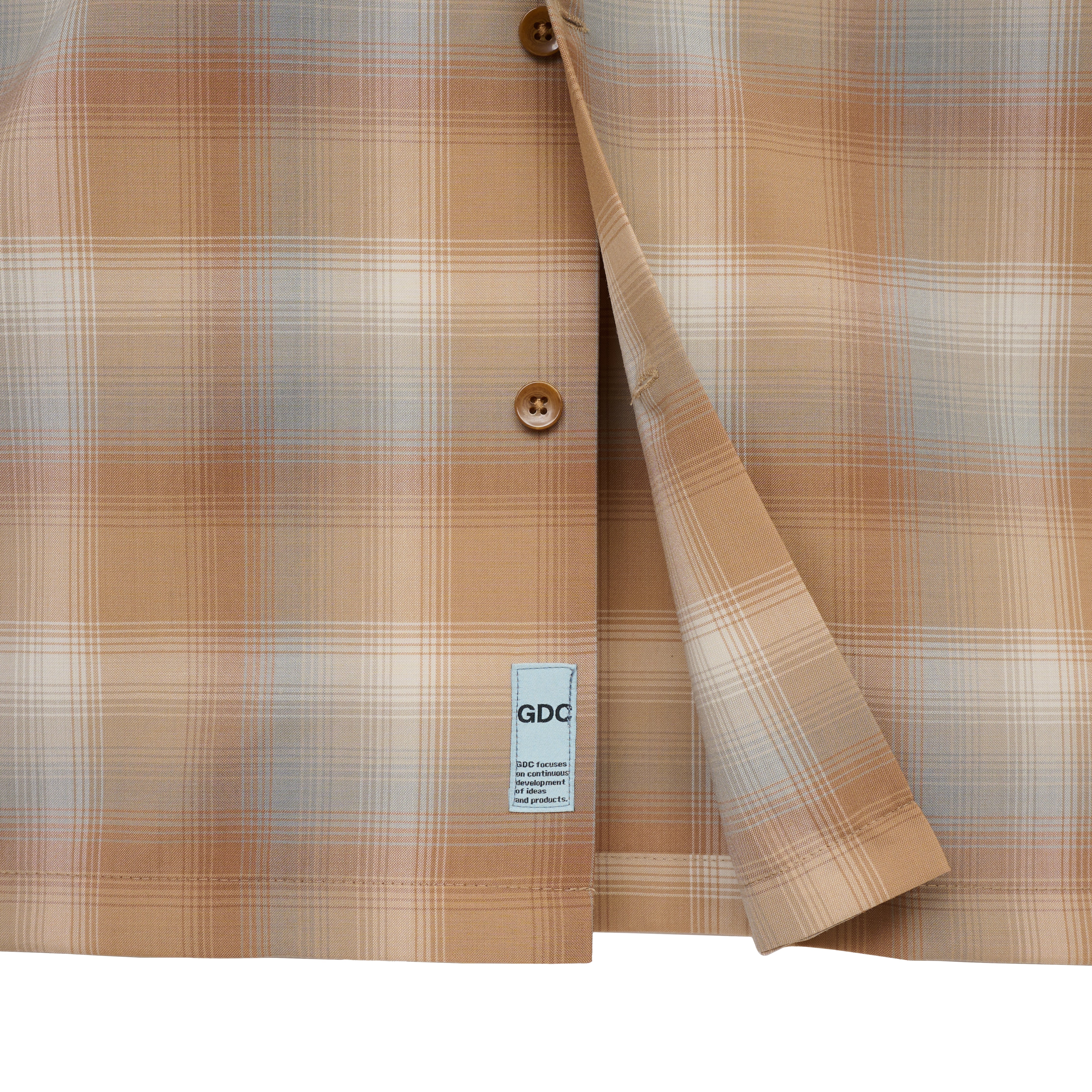 PENDLETON×GDC】Open Collar Shirt S／S