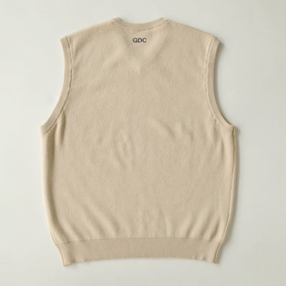GDC×TW Cotton Knit Vest(発送予定：2026年8月上旬~)