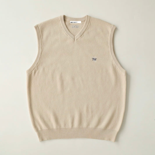 GDC×TW Cotton Knit Vest(発送予定：2026年8月上旬~)