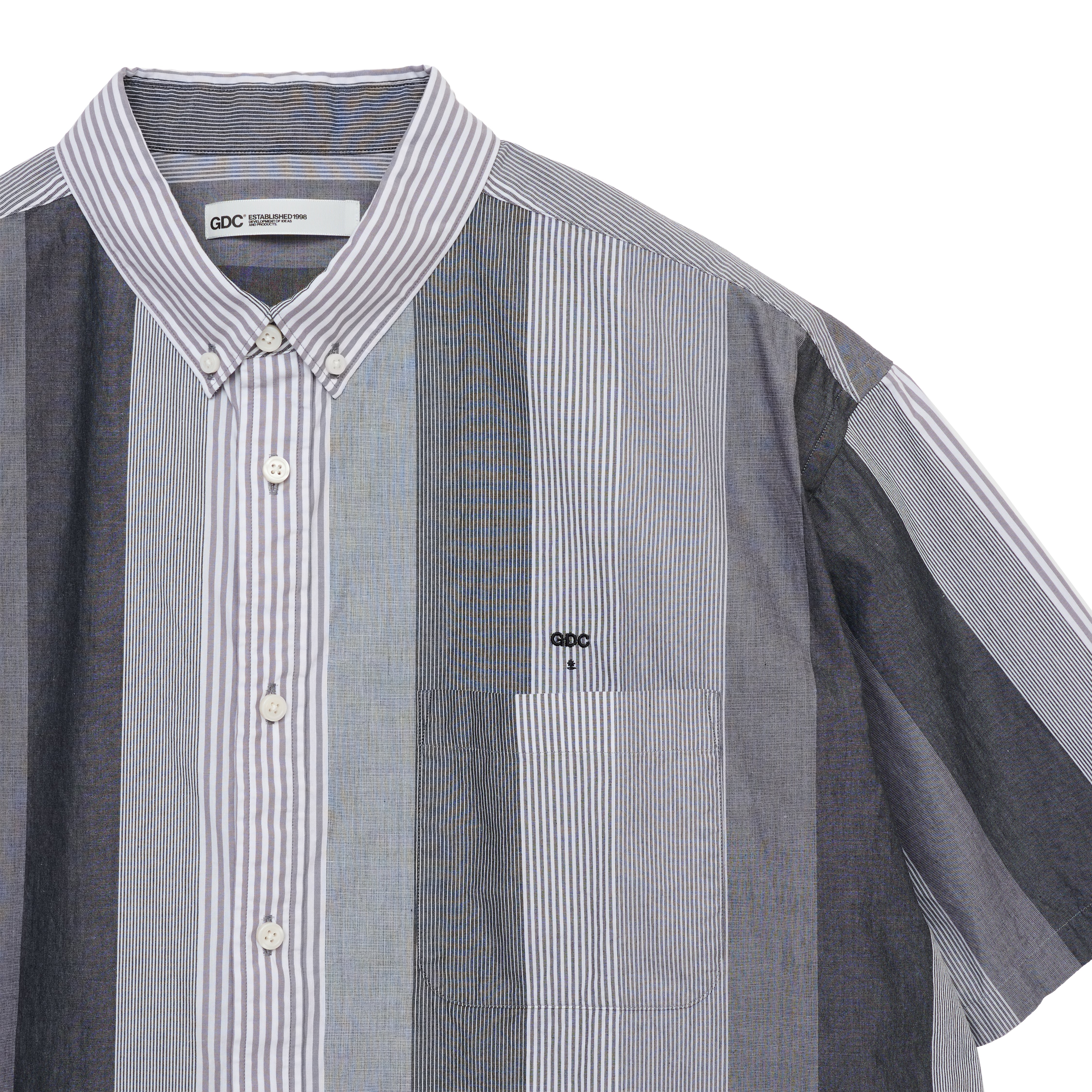 トップス GDC Weekend Setup Black Lsize Stripe Shirt – GDC