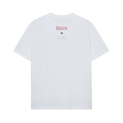 【Bjork by Kevin Cummins×GDC】Monochrome Tee