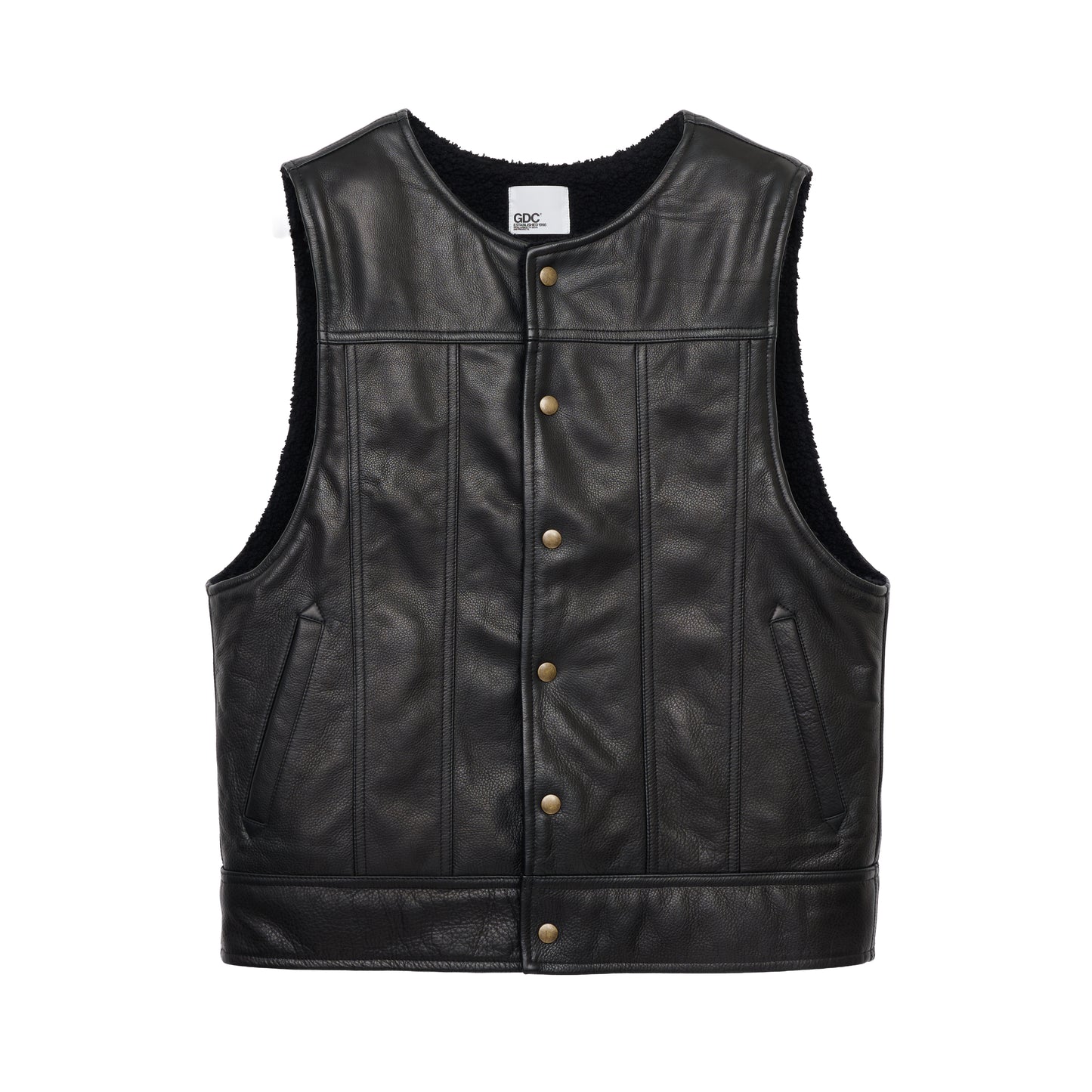 Leather Sherpa Vest(発送予定：2026年12月上旬~)