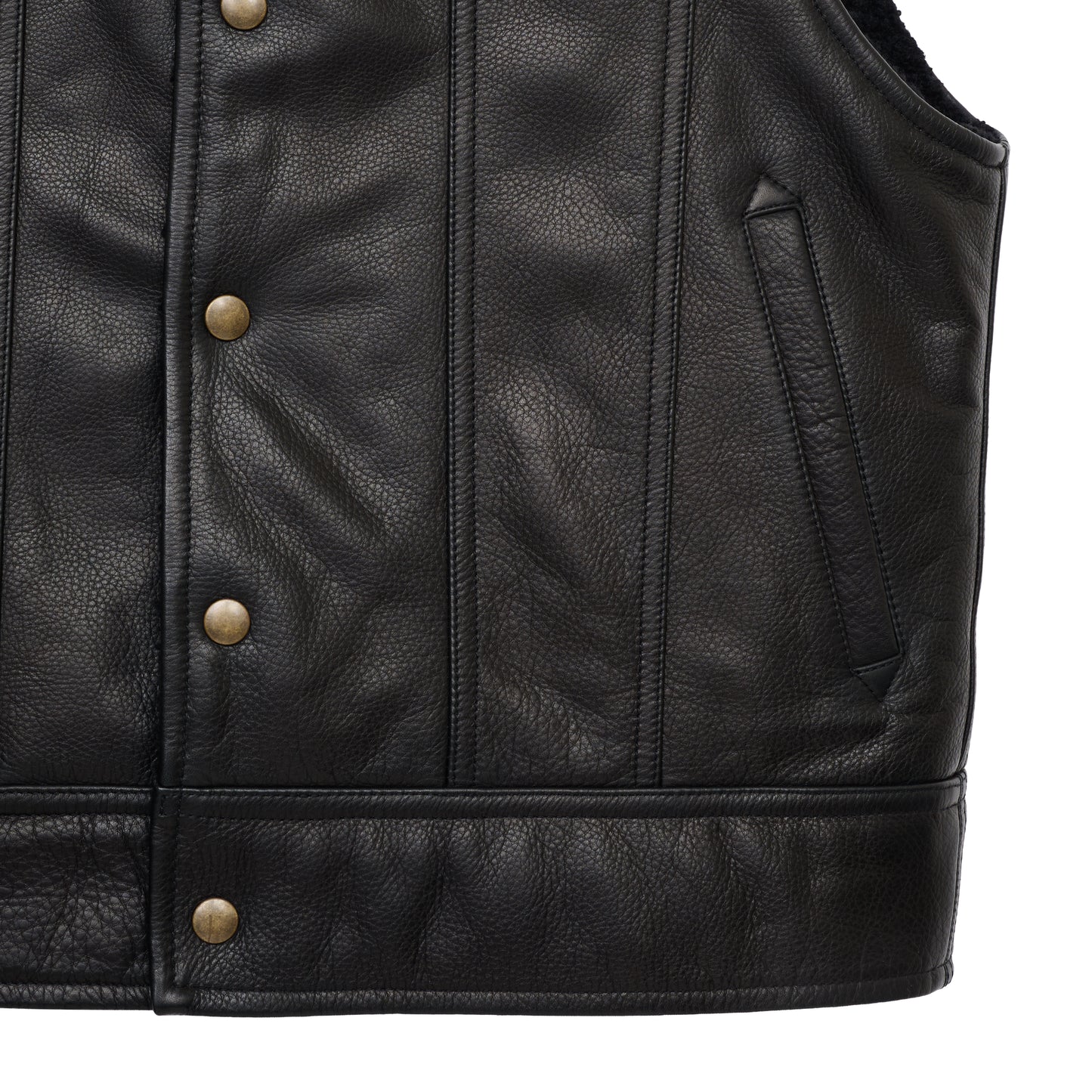 Leather Sherpa Vest(発送予定：2026年12月上旬~)