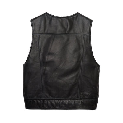 Leather Sherpa Vest(発送予定：2026年12月上旬~)
