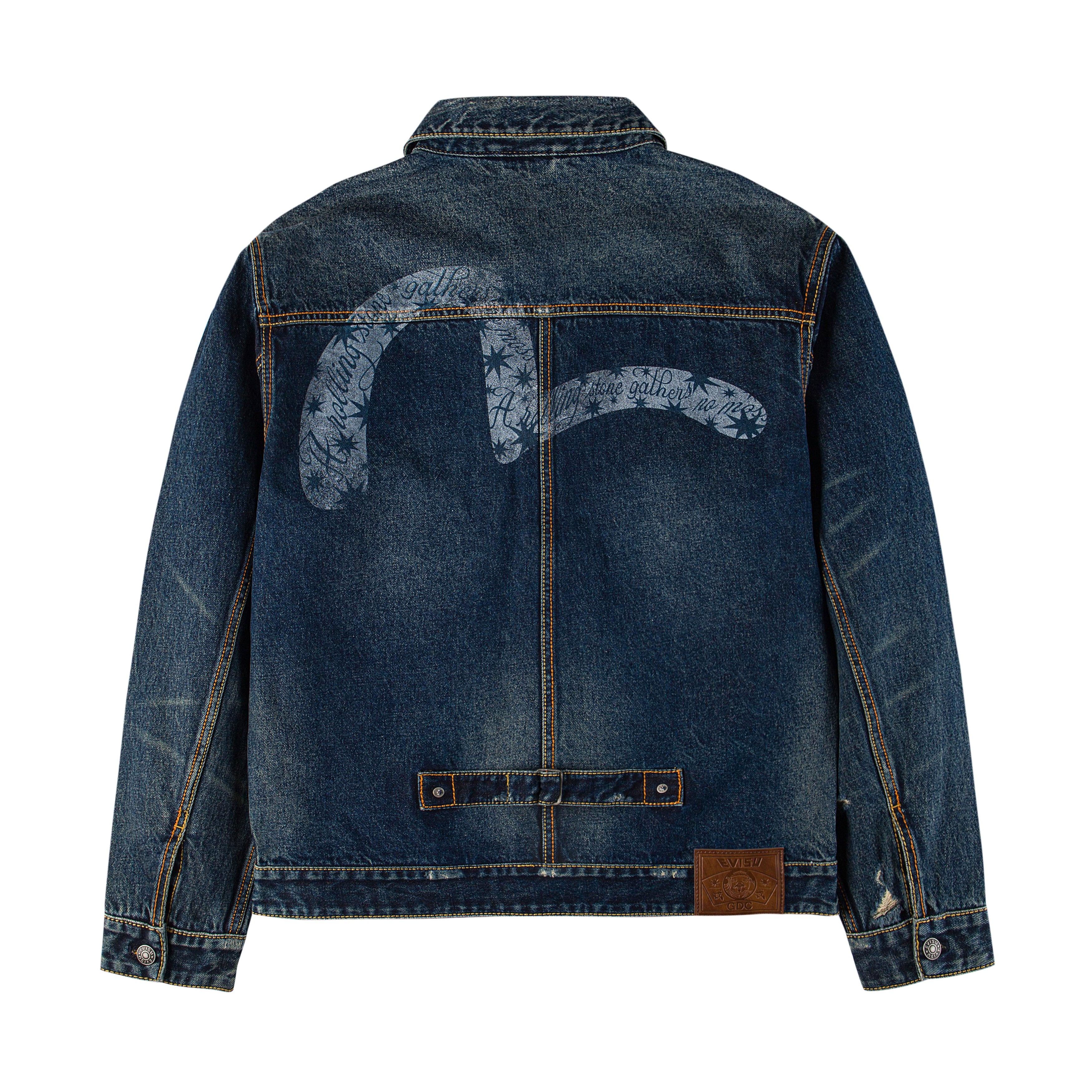 EVISU X GDC WASHED TYPE 2 DENIM JACKET