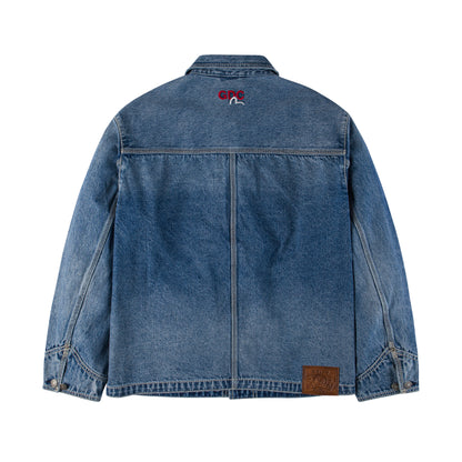 EVISU X GDC WASHED CHORE JACKET