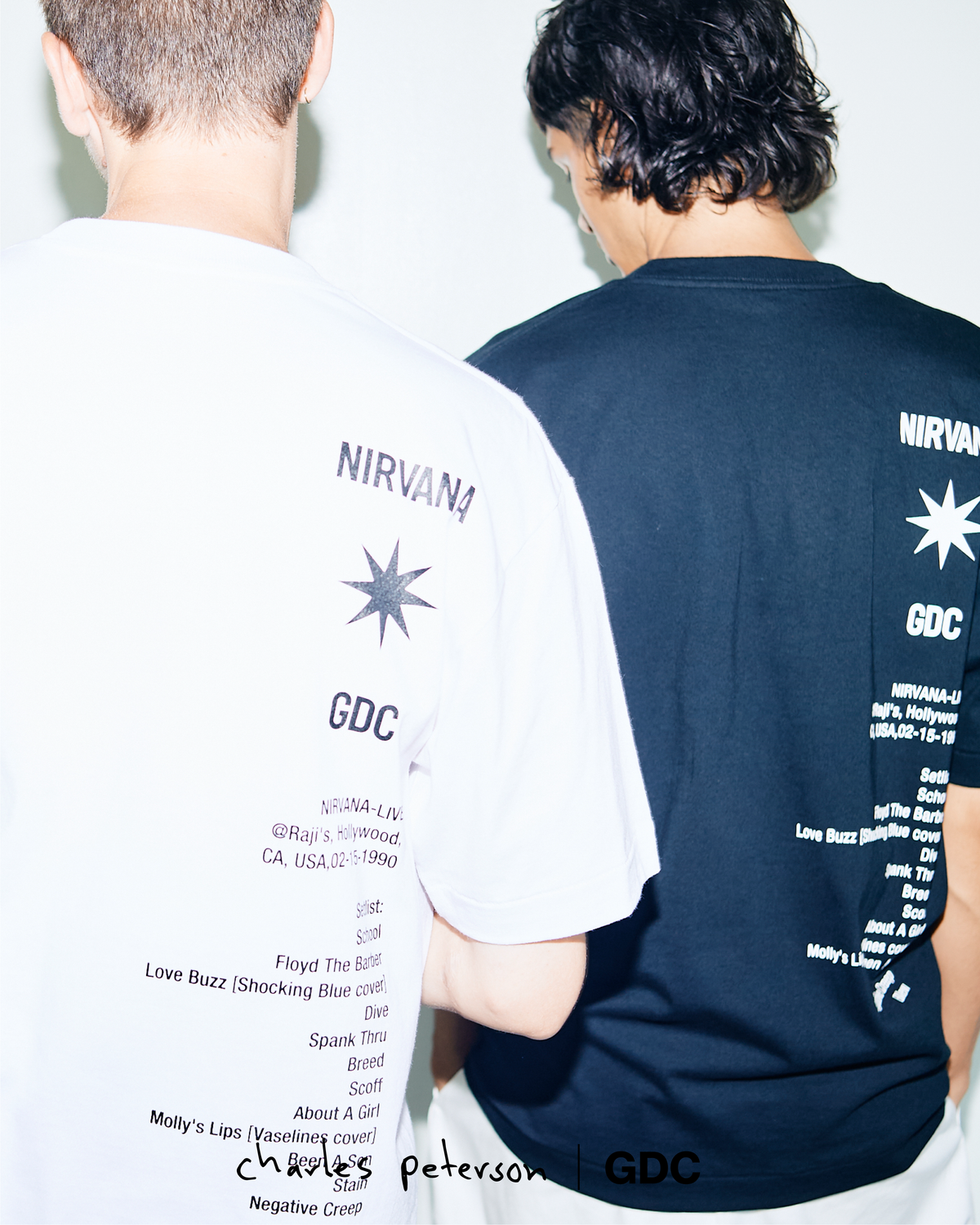 【Charles Peterson×GDC】Raji's Drum Sequence Tee(発送予定：2026年12月上旬~)