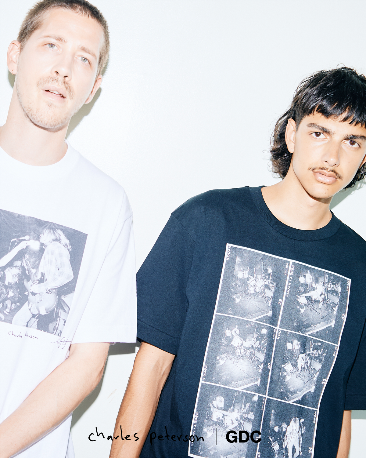 【Charles Peterson×GDC】Raji's Drum Sequence Tee(発送予定：2026年12月上旬~)