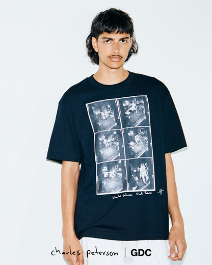 【Charles Peterson×GDC】Raji's Drum Sequence Tee(発送予定：2026年12月上旬~)