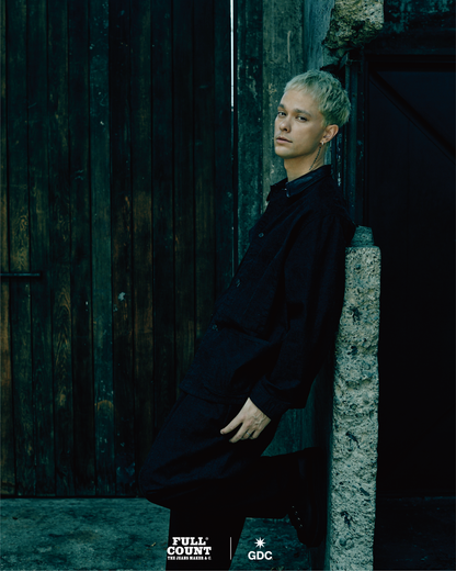 【FULLCOUNT×GDC】Leather Collar Denim Chore Jacket