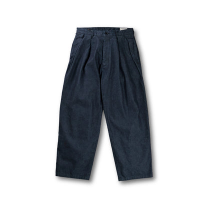 【FULLCOUNT×GDC】Big Denim Tuck Trousers